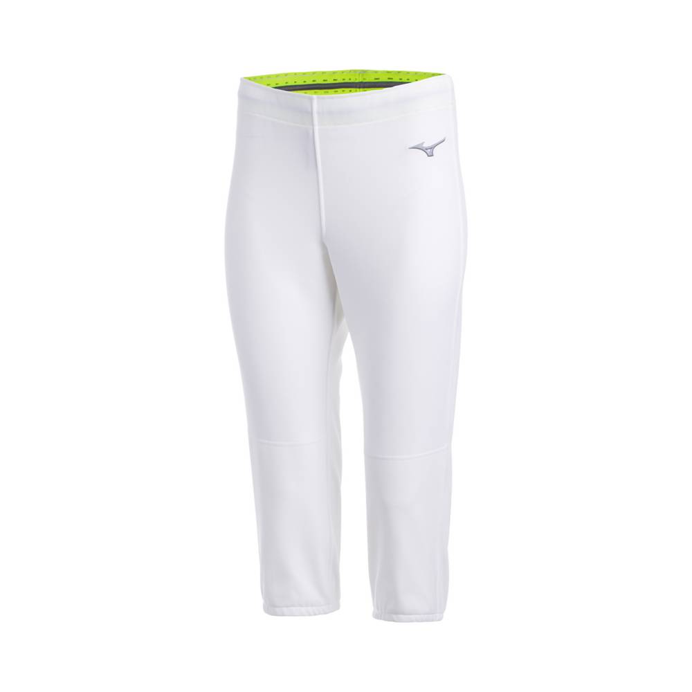 Damske Tepláky Mizuno Stretch - Unbelted Softball Biele Vypredaj QGYR07296